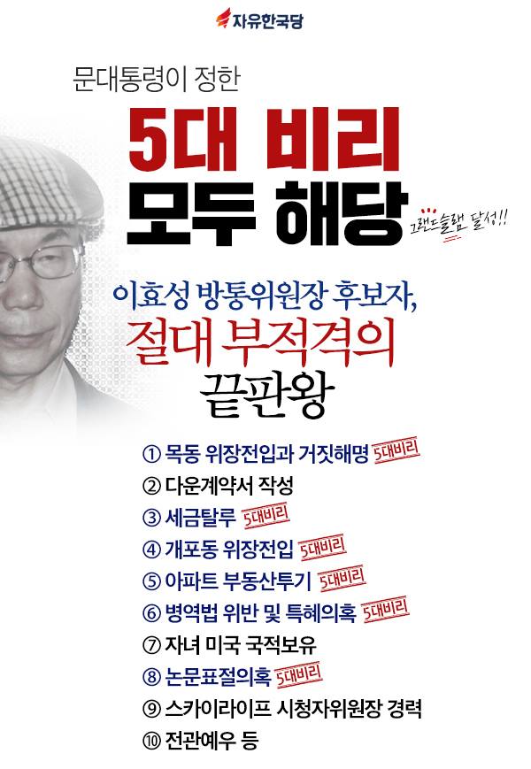 절대 부적격의 끝판왕!