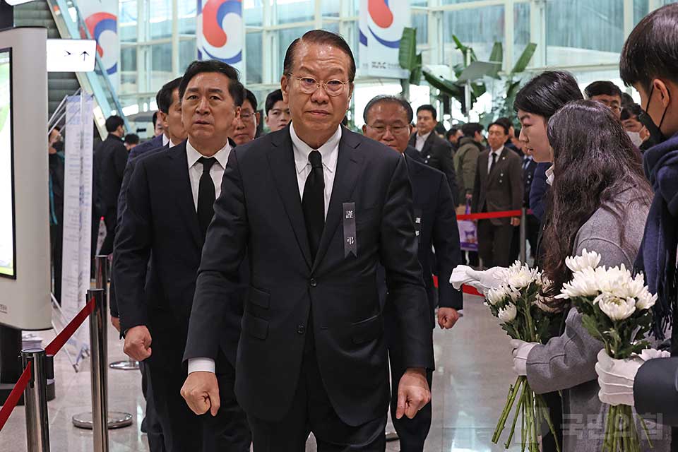 권영세 비상대책위원장, 제주항공 여객기사고 현장 방문